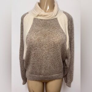 Bullocks Wiltshire Italy Vintage Two Tone Pullover Sweater Size M